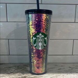 Starbucks Iridescent Sequin Tumbler